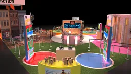 30x30 Île booth design by Reaction Space